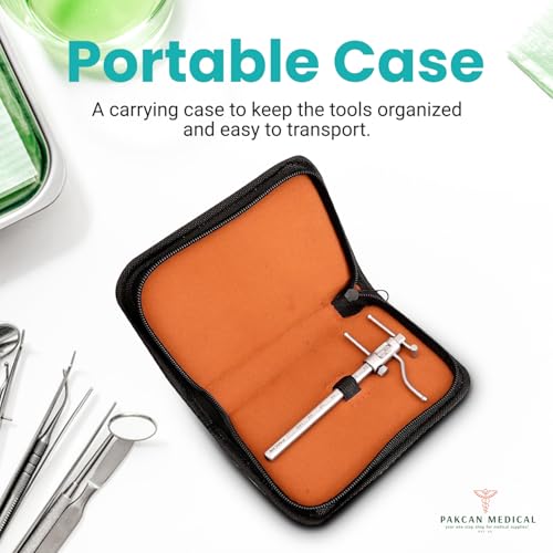 Premium Dental Orthodontic Gauge - VDO Gauge - Venus Apollo Dental Orthodontic Gauge - Bracket Height Moveable Adjustable Locator and for Measuring Endodontics Vertical Dimension of Occlusion