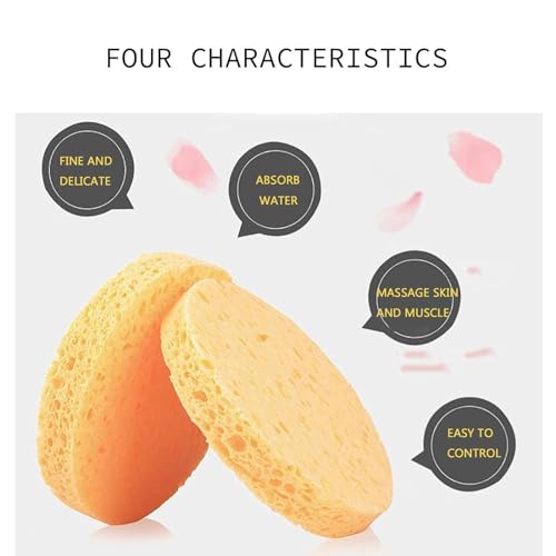 Sugar Baby Turmeric Kojic Pads, Glow up Pads - Turmeric & Kojic Acid Pads 30 ct, Turmeric Skin Care Pads, Natural Compressed Sponge for Back and Face Cleansing & Exfoliating (3Pack (90pcs))
