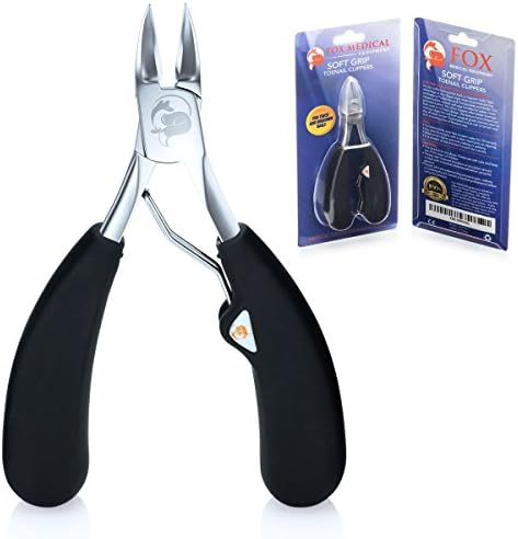 Toenail Clippers for Thick or Ingrown Nails – Heavy-Duty Soft-Grip Nail Nipper with Surgical-Grade Steel Blades – Professional Tool for Men, Women & Seniors