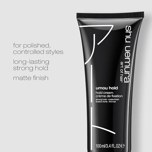 Umou Hold Hair Cream - Provides Long-Lasting Hold, Adds Dimension and Natural Shine, Perfect For Polished & Slicked-Back Styles, 3.4 Fl Oz