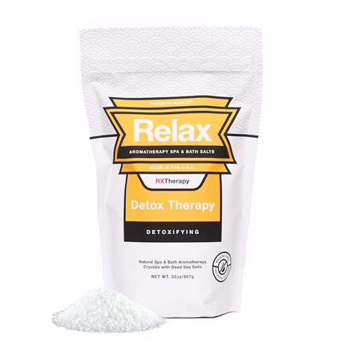 Relax Spa & Bath, Epsom & Dead Sea Salts, Aromatherapy Bath Salts for Hot Tub, Bath, or Spa, Infused with Magnesium, Detox Therapy