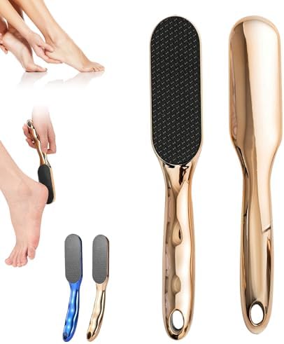 Veinsgrain Foot File, Nano Glass Foot File, Hard Skin Remover Nano-Glass Feet File, Professional Foot Care Tools, Pedicure Tool for Smooth Feet -Gold