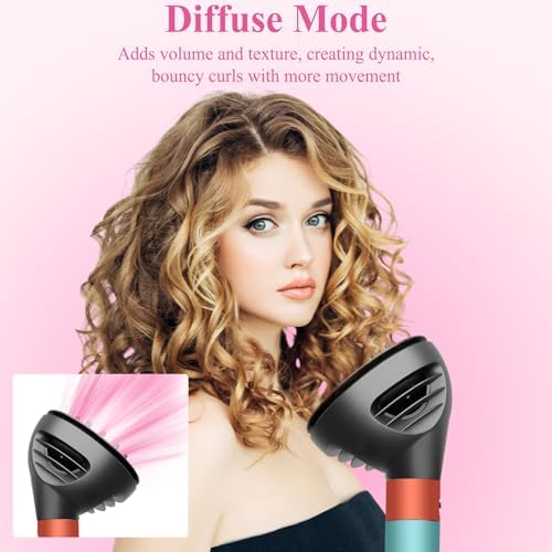 Wave Curl Diffuser for Dyson Airwrap – Dome and Diffuse Modes for Curl Wave Hair, Hair Diffuser Attachment Compatible with Airwrap Styler HS01/05