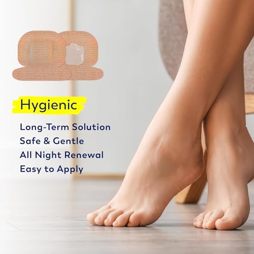 Toenail Fungus Treatment Extra Strength: (Large) 21 Patches with Hydrogel for Overnight Repair Fungus Nail Treatment For Toenail - Nighttime Nail Patches Visible Results in 8 Hours