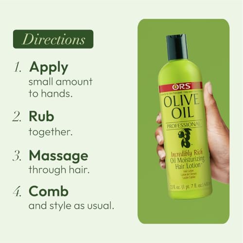 ORS Olive Oil Professional Incredibly Rich Oil Moisturizing Hair Lotion 23 Ounce (Pack of 1)
