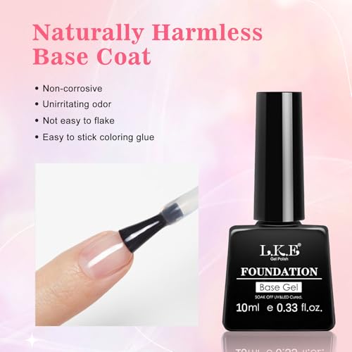 UV Nail Lamp, ARCWEISSO 72W UV Light for Gel Nails with Base and Top Coat Set, Fast Curing UV Lamp for Gel Polish with 21pcs Lamp Beads, 3 Times and Auto Sensor LED Nail Lamp Manicure