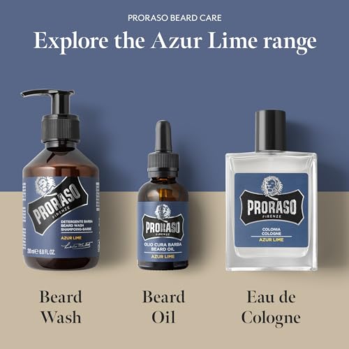 Proraso Eau De Cologne, Azur Lime, 3.4 Fl Oz