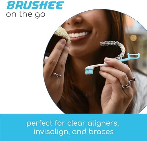 The Evolution of Oral Care Whitening | Prepasted On-The-Go Whitening Toothbrushes | 4-in-1 (Paste + Brush + Floss + Pick) | Individually Wrapped | Disposable | Travel Toothbrushes - (36-Pack)