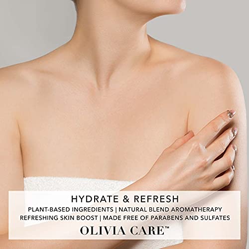 Olivia Care Body Mist Spray Made with Natural Sweet Clementine Scent - Refreshing, Soothing, Cooling & Moisturizing - Eliminate Odor with Fresh Floal Aroma - 4 FL OZ