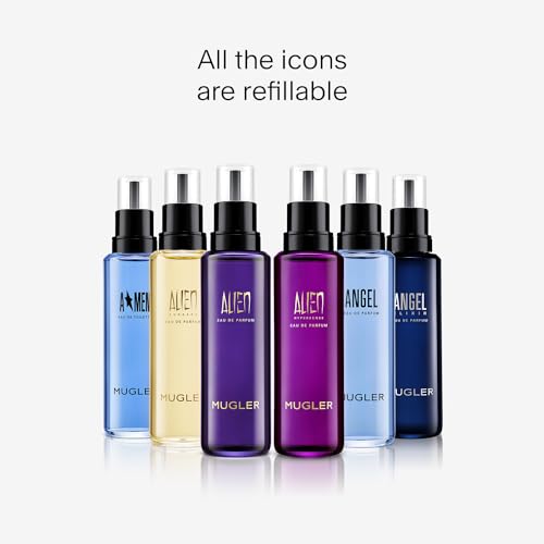 Mugler A*Men - Eau de Toilette - Mens Cologne - Woody & Ambery - With Patchouli & Coffee Extract - Long Lasting Fragrance