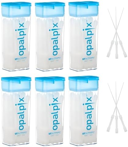 Opalpix Dental Picks (6 Pack) 32ct per Pack Toothpicks Opalescence Teeth Products Plastic Tooth Dental Pick Oral Care Soft Gum 5590-6