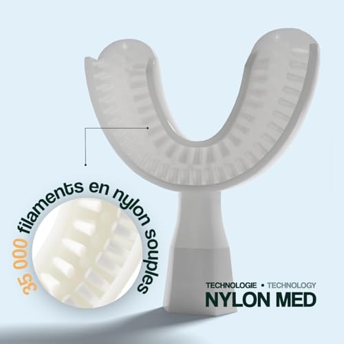Y-Brush Nylon Brush Head (Replacement) - Adult 12+ (for NylonStart, NylonBlack, NylonKids) Y-Shaped Brush - Flexible - to Be Replaced Every 4 Months