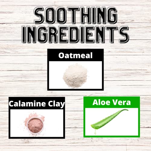 Soothing Oatmeal Bath Soak - 100% Natural - Eczema, Psoriasis, Diaper Rash, Skin Irritations Fragrance Free 24 oounce - Oats Garden