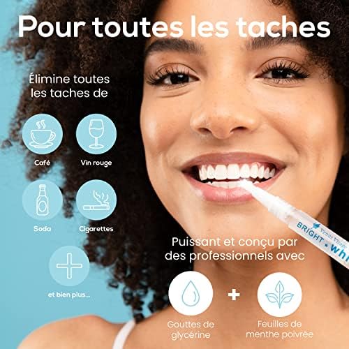 Venus Visage Teeth Whitening Pen (4 Pcs) - Effective Teeth Whitening Gel - 40+ Uses - Professional Formula - Mint Flavor - No Sensitivity