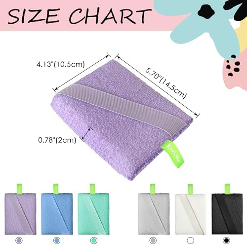 Evridwear Exfoliating Bath Sponge, Daily Skincare Body Scrubbers Loofah Shower Pads with Strap for Body Cleansing, Dead Skin Cell Remover, 3 Count Value Pack(Classical)