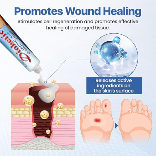 VitaGluco Diabetes Treatment Cream, Professional Diabetic Foot Cream, Diabetics Dry Skin Relief Moisturizing Cream, Natural Ingredients for Foot Care (1 Bottle)