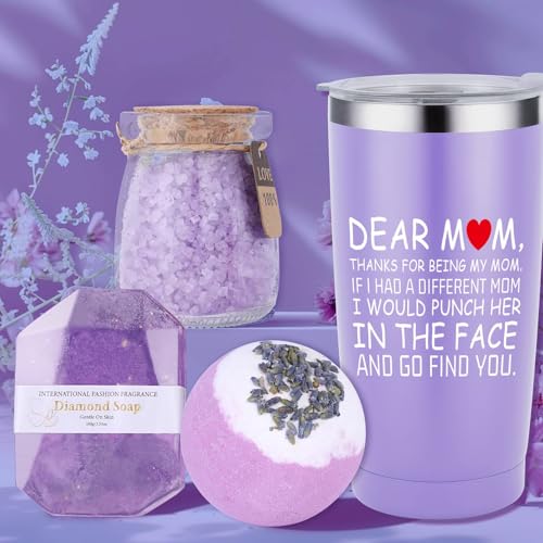 Women Spa Gifts Basket Birthday Box Set Mom Mother Mama Christmas Xmas Birthday Who Have Everything Unique Sentimental from Daughter Son Personazlied Customized Funny Good Gag Special Cool Present
