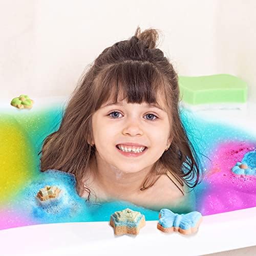 XXTOYS Bath Bombs Science Lab - Create 10 Baths Bombs, Bath Toys for Kids - Great Gifts for Girls Age 8-12, Crafts Kit for Girls, Spa Kit for Girl