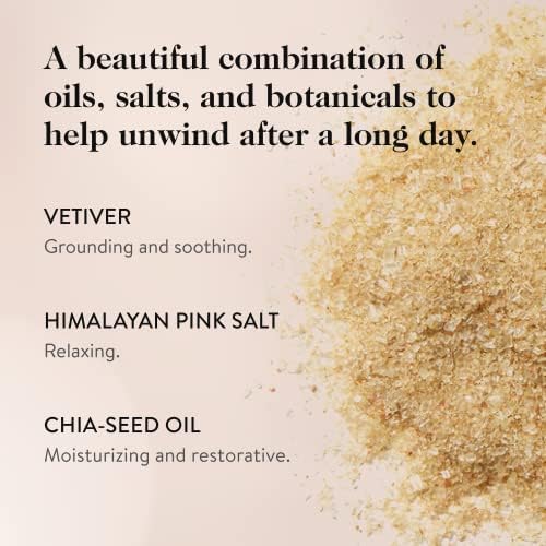 goop Beauty “The Martini” Detox Bath Soak | Bath Salts for Stress Relief | Epsom Salt, Chia-Seed Oil, Sandalwood, & Frankincense | Infused with Pink Himalayan Salt | No Artificial Fragrances | 24 oz