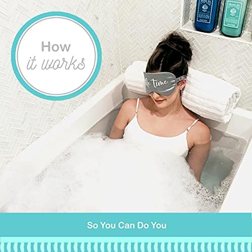 Luxury Body Stopper, Anti-Slip Spa Accessory, Holds Reclined Position in Bath to Fully Release Tension, Bathe Comfortably Hands Free, and Keep Your Hair Dry. Recline, Relax, Stay Put!