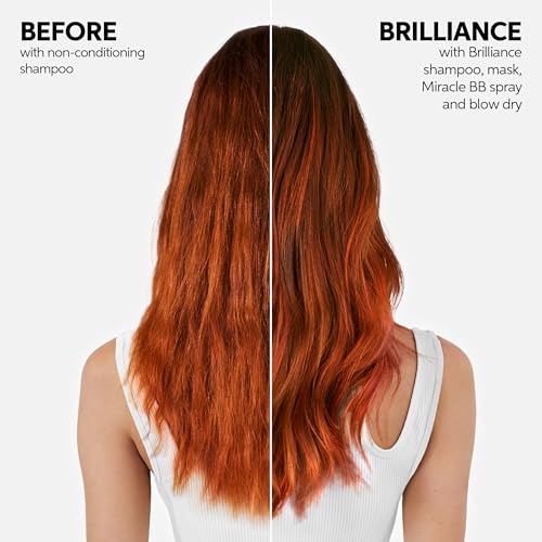 WELLA PROFESSIONALS Invigo Brilliance Shampoo for Coarse Colored Hair, Color Protection & Color Vibrancy