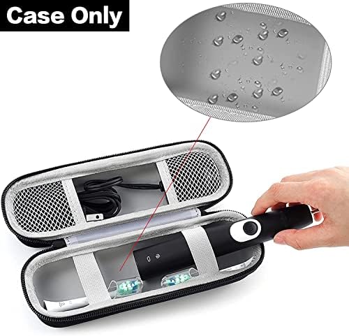Toothbrush Travel Case Compatible with Oral-B Pro 1000 2000 3000 3500 5000 7500/ for Philips Sonicare ProtectiveClean 4100 6100 5100 6500 7500 Rechargeable Electric Toothbrush (Box Only) -Black
