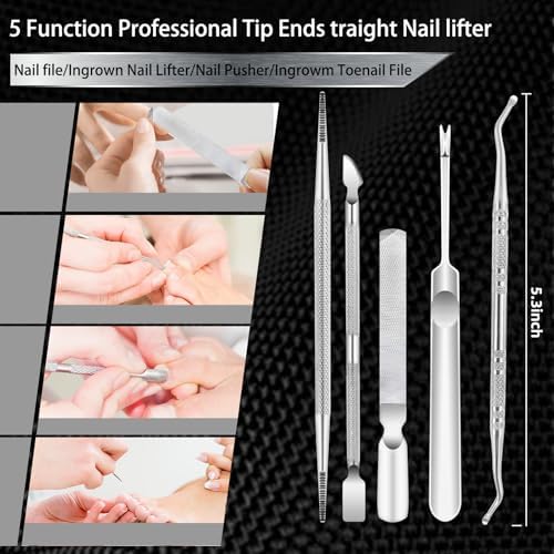 Werlla Toenail Clippers for Seniors Thick Toenails, Heavy Duty Toe Nail Clippers Adult Thick Nails Long Handle, Large Toenail Clippers for Thick Nails 8Pcs