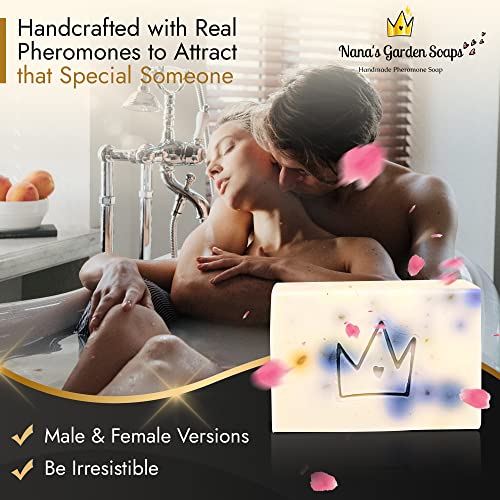 Nana's Garden Pheromone Body Cream + Soap Bar Combo 2oz/4oz Womens (Copulins + Androstenol)