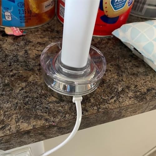 Electric Toothbrush Charger Base Compatible with Philips Sonicare HX9300 HX9900 Series Toothbrush 100-240V 1.5W Inductive Charging Base Waterproof Portable for Travel