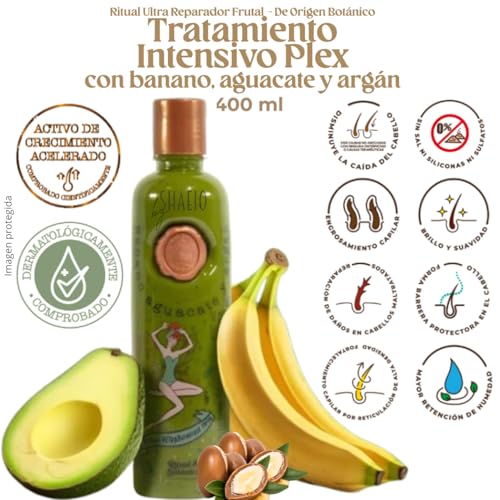 RITUAL BOTANICO KIT 3 Crecimiento Acelerado Ultra Reparador S.O.S de Origen Botánico: Shampoo de Cebolla, Mascarilla para el Cabello Bomba Capilar, Acondicionador Intensivo PLEX (+ OBSEQUIO)