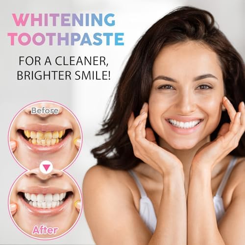 Niacinamide Whitening Toothpaste 2 Pack, Niacinamide Toothpaste, Freshening Breath & Deep Gentle Cleaning, 3.8Oz
