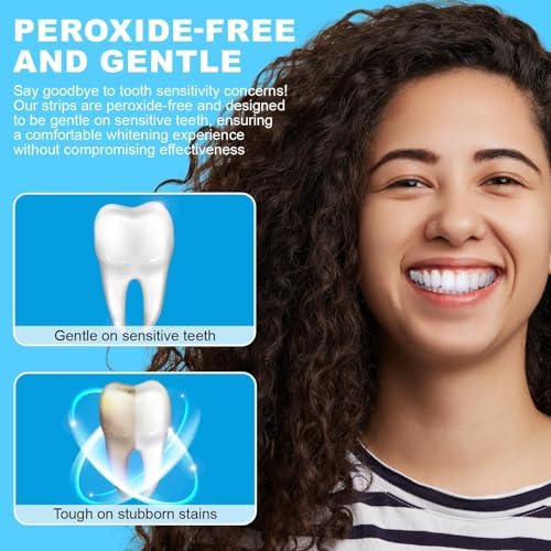 Luminex Teeth Whitening Strips - 21 Treatments, 42 White Strips - Lemieux Peroxide-Free Kit Natural Formula - Enamel-Safe Lumino Teeth Whitener - Sensitivity-Free Luminox Technology (Pack of 1)