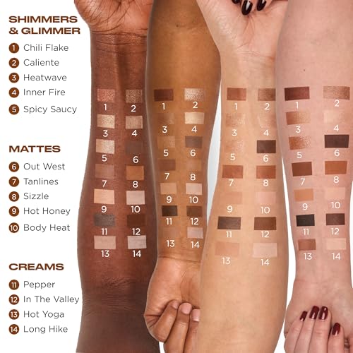 URBAN DECAY Naked Shaped Eyeshadow Palette - Multi-Use Warm-Toned Neutral Eye & Face Palette, 14 Crease-Resistant & Transfer-Resistant Shades, Up to 16 HR Wear, Sculpting Creams, Defining Powders