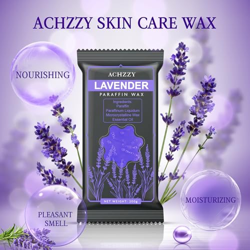 Natural Paraffin Wax Refills, 12-Pack Paraffin Wax Blocks of Lavender Scent for Paraffin Bath, Paraffin Wax for Hand and Feet for Deep Hydration, Moisturizing and Nourish(Lavender)