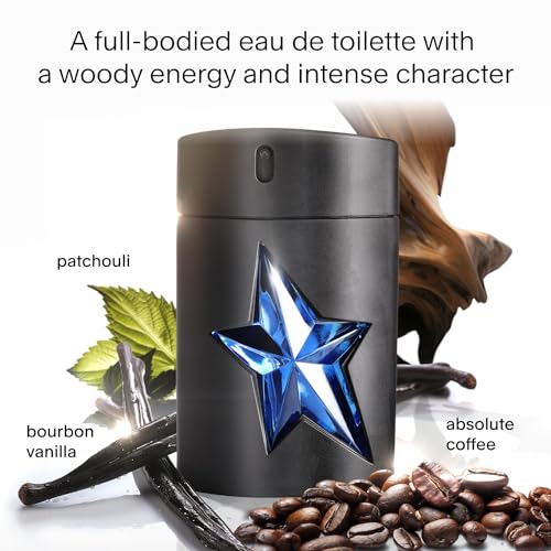 Mugler A*Men - Eau de Toilette - Mens Cologne - Woody & Ambery - With Patchouli & Coffee Extract - Long Lasting Fragrance