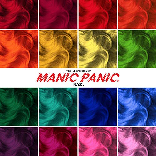 MANIC PANIC Classic Pillarbox Red Semi Permanent Hair Color - True Red Hair Dye for Women & Men That Lasts 4-6 Weeks - Vegan, Ammonia & Cruelty-Free - Create & Mix Custom Shades (4oz)