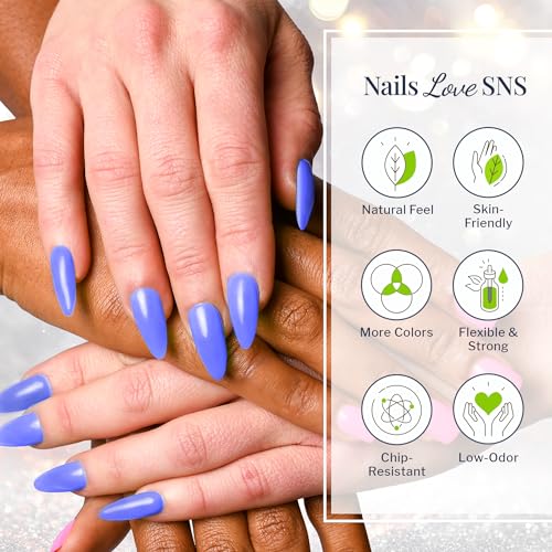 SNS Nail Dip Powder, Gelous Color Dipping Powder - Barely Touch (Natural, Nudes/Pastel, Cream) - Long-Lasting Dip Nail Color Lasts 14 Days - Low-Odor & No UV Lamp Required - 1oz