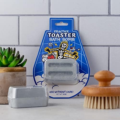 Toaster Bath Bomb – Funny Gag Gift for Adults, Hilarious Office Prank, White Elephant, Secret Santa, Stocking Stuffer for Men, Women, Teens, and Coworkers