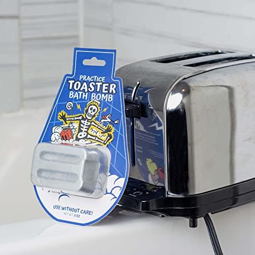 Toaster Bath Bomb – Funny Gag Gift for Adults, Hilarious Office Prank, White Elephant, Secret Santa, Stocking Stuffer for Men, Women, Teens, and Coworkers