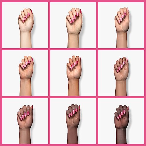OPI Nail Lacquer Nail Polish | Opaque Dark Pink Shimmer Chip Resistant Nail Polish | Vegan, Fast Drying, Streak Free