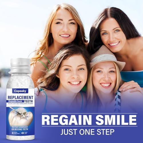 Tooth Repair Kit, Safe and Comfortable Replacements, Moldable Tooth Filling Repair Kit, Make You Smile Confidently Again (30mL)