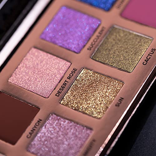 Whats Up Beauty - Desert Monsoon Eyeshadow Palette Talc Free Clean Cruelty Free Made in Italy Sustainable Makeup
