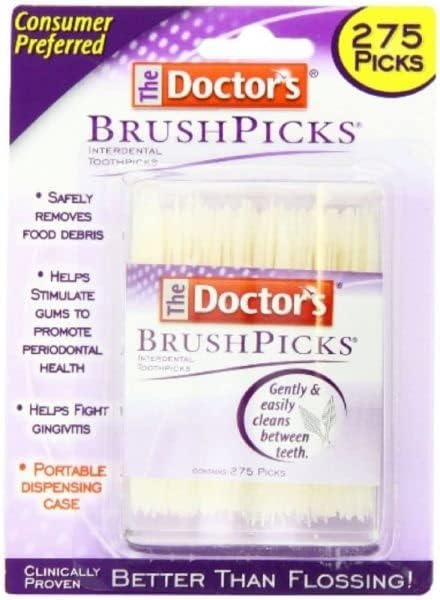 The Doctor's BrushPicks Interdental Toothpicks (275 Count (Pack of 5))