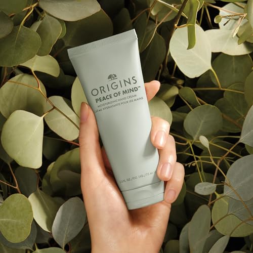 Origins Peace of Mind Moisturizing Hand Cream | Hydrates & Softens Dry Skin | Hand Lotion With Plant-Derived Glycerin, 2.5 Fl Oz