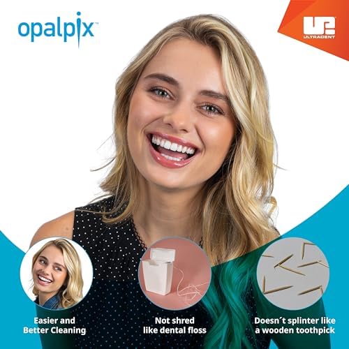 Opalpix Dental Picks (6 Pack) 32ct per Pack Toothpicks Opalescence Teeth Products Plastic Tooth Dental Pick Oral Care Soft Gum 5590-6