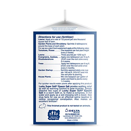 Lucky Super Soft Magnesium Sulfate U.S.P. Epsom Salt, 16 Ounce