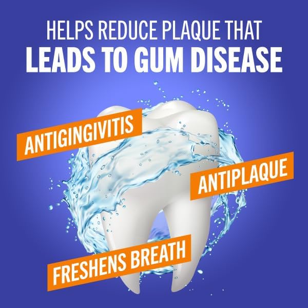 TheraBreath Healthy Gums Mouthwash, Clean Mint, Antigingivitis, 1 Liter (33.8 fl oz) + Travel Size, 3 fl oz