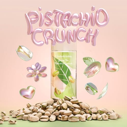Elizabeth Arden Green Tea Pistachio Crunch Eau De Toilette, Women's Perfume with Notes of Pistachio, Green Tea & Vanilla Bean - Citrus & Gourmand, EDT Spray