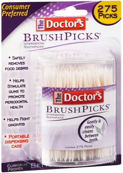 The Doctor's BrushPicks Interdental Toothpicks (275 Count (Pack of 5))