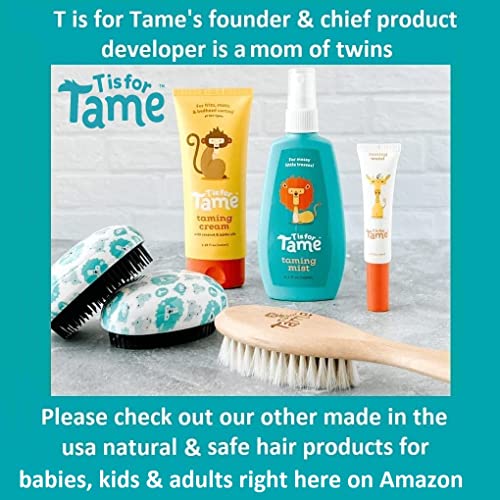 T is for Tame - Taming & Detangling Spray - Children's Hair Tamer with Natural Coconut Oil For Tangles, Knots & Frizz (Pack of 1)